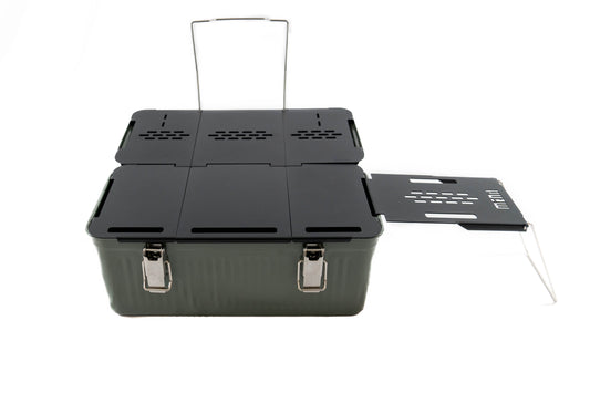 【予約販売】【送料無料】スタンレーランチボックス用アイアンテーブルトップ(6枚セット)+アイアンサイドテーブル